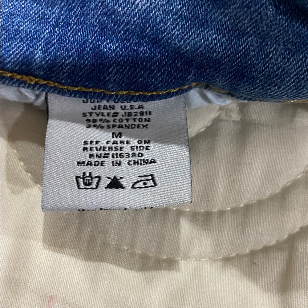Judy Blue Denim Distressed Mini Skirt - Picture 3 of 10